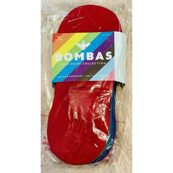6-Pack Rainbow Bombas 2021 Pride Collection Medium Unisex No-Show NEW - Picture 3 of 5